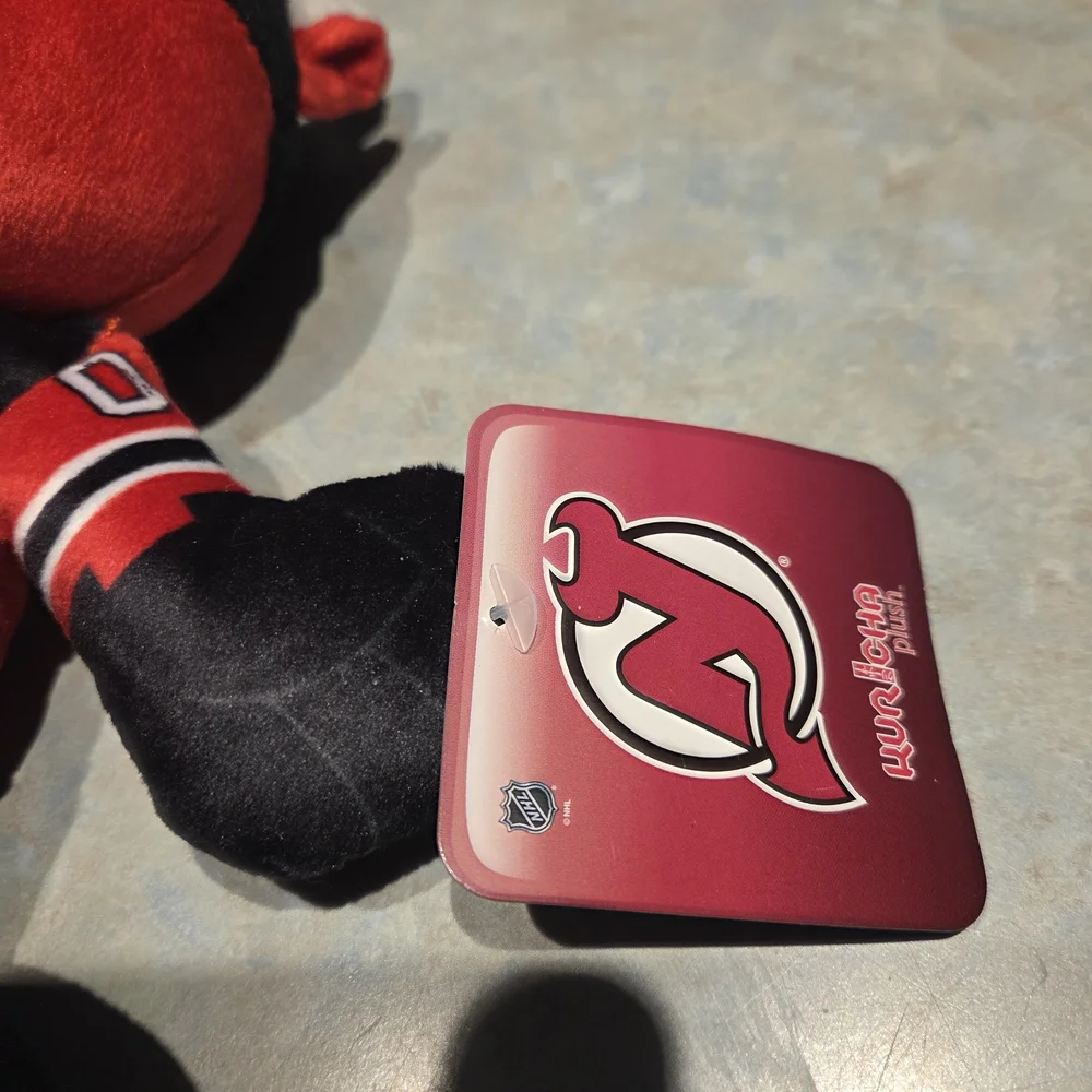 NWT NHL NJ Devil Bleacher Creature Plush - Picture 3 of 6